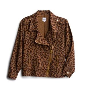 Kensie Leopard Print Jacket 3x